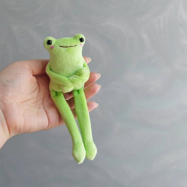 Cute frog Pdf pattern leggy frog sewing tutorial stuffed frog pattern easy pattern plushie pattern - Image 4