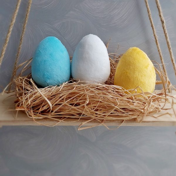Easter eggs 2 sizes pdf pattern DIY decor sewing pdf tutorial cute stuffed plushie pattern easy pattern easter home decor peeps decorating - Image 2