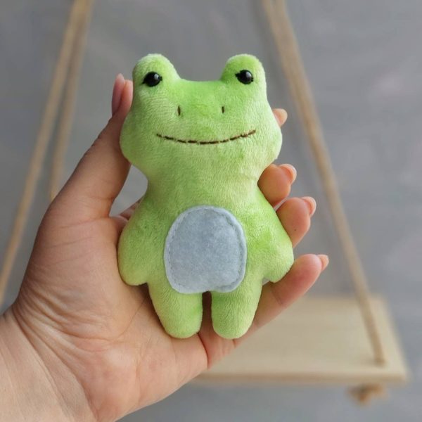 Frog 5" Pdf pattern, froggy sewing tutorial cute stuffed frog pattern, easy pattern, plushie pattern - Image 5