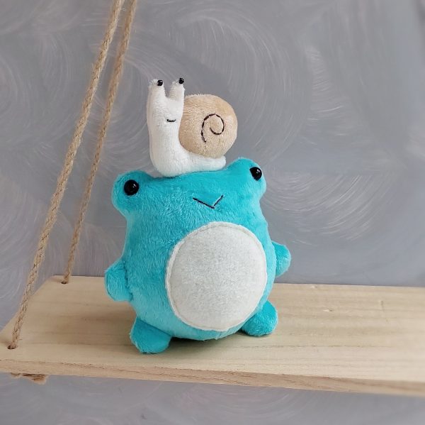 Frog and snail Pdf pattern Fluffy frog sewing tutorial stuffed animal pattern easy pattern plushie pattern - Image 5
