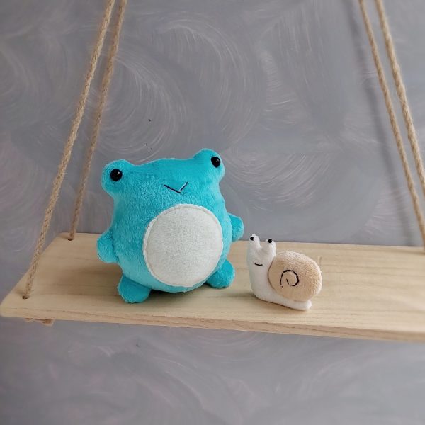 Frog and snail 2 in 1 Pdf pattern Fluffy frog sewing tutorial stuffed animal pattern easy pattern plushie pattern - Image 4