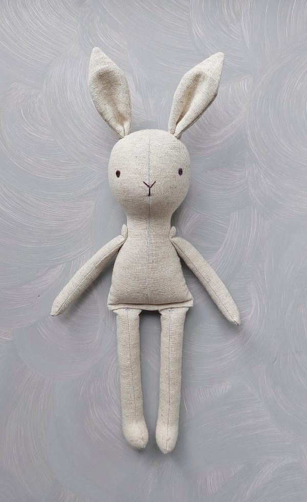 Cute stuffed bunny with clothes 2 in 1 pdf pattern and tutorial, rabbit pattern, eco toy, stuffed animal pattern, rag doll pdf, easy pattern - Image 5