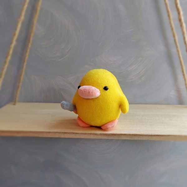 Duck with a knife Pdf pattern and tutorial, plush duck sewing tutorial, stuffed animal pattern, easy pattern, plushie pattern - Image 3
