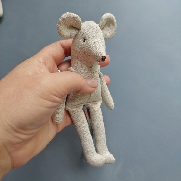 6" Mouse pattern and tutorial, mouse with clothes pattern, eco toy sewing pattern, stuffed animal pattern, easy pattern - Image 9
