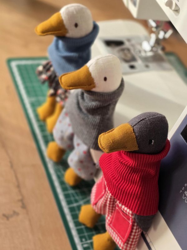 Goose pattern and tutorial, geese with clothes pattern, eco toy sewing pattern, stuffed animal pattern, easy pattern - Image 7
