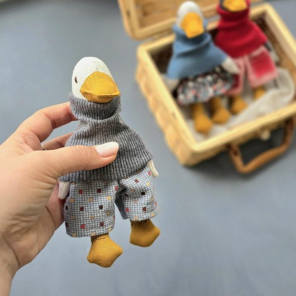 Goose pattern and tutorial, geese with clothes pattern, eco toy sewing pattern, stuffed animal pattern, easy pattern - Image 4