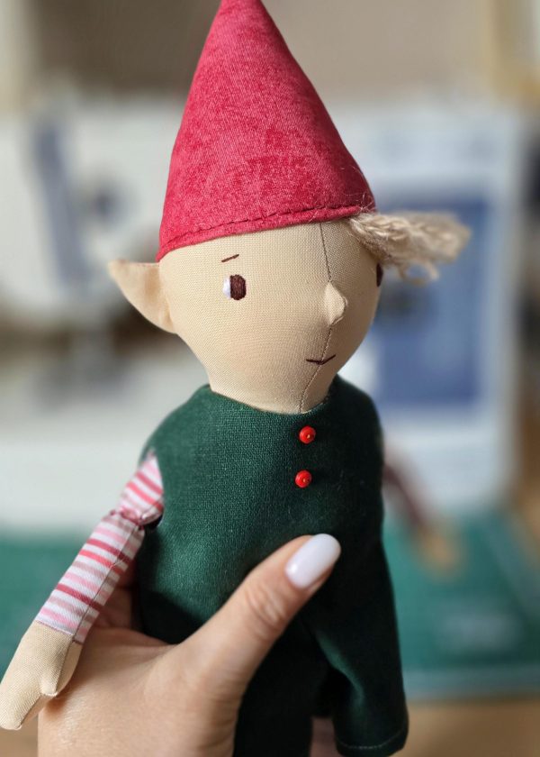 Christmas Elf pattern and tutorial, 12" Elf pattern, toy sewing pattern, stuffed doll pattern, easy pattern - Image 8